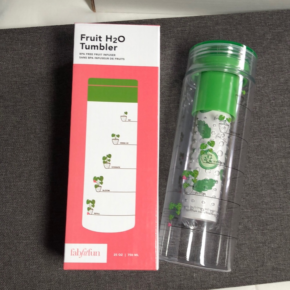 Fabfitfun Bloom Fruit H2O Tumbler